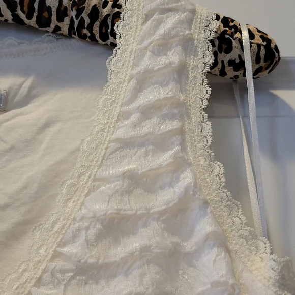 White Ruffle Dress - Picture 4 of 8